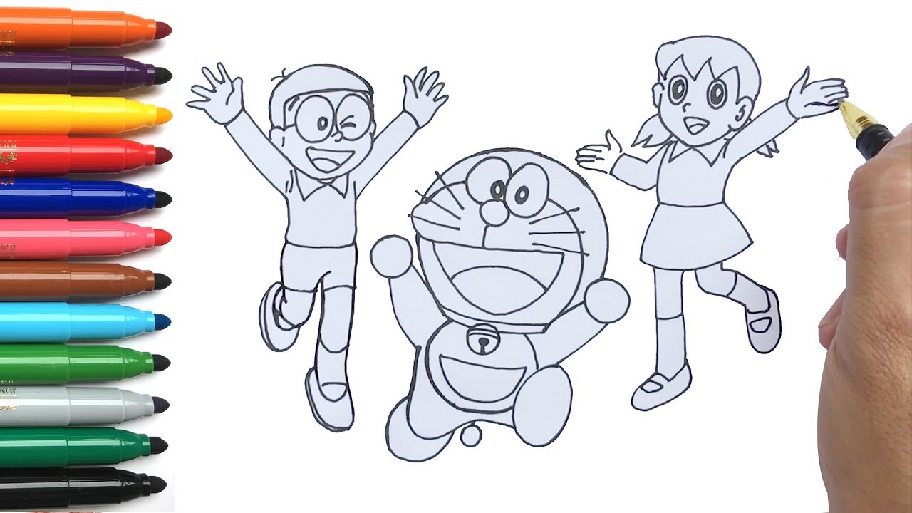 Detail Gambar Sketsa Doraemon Dan Nobita Nomer 16