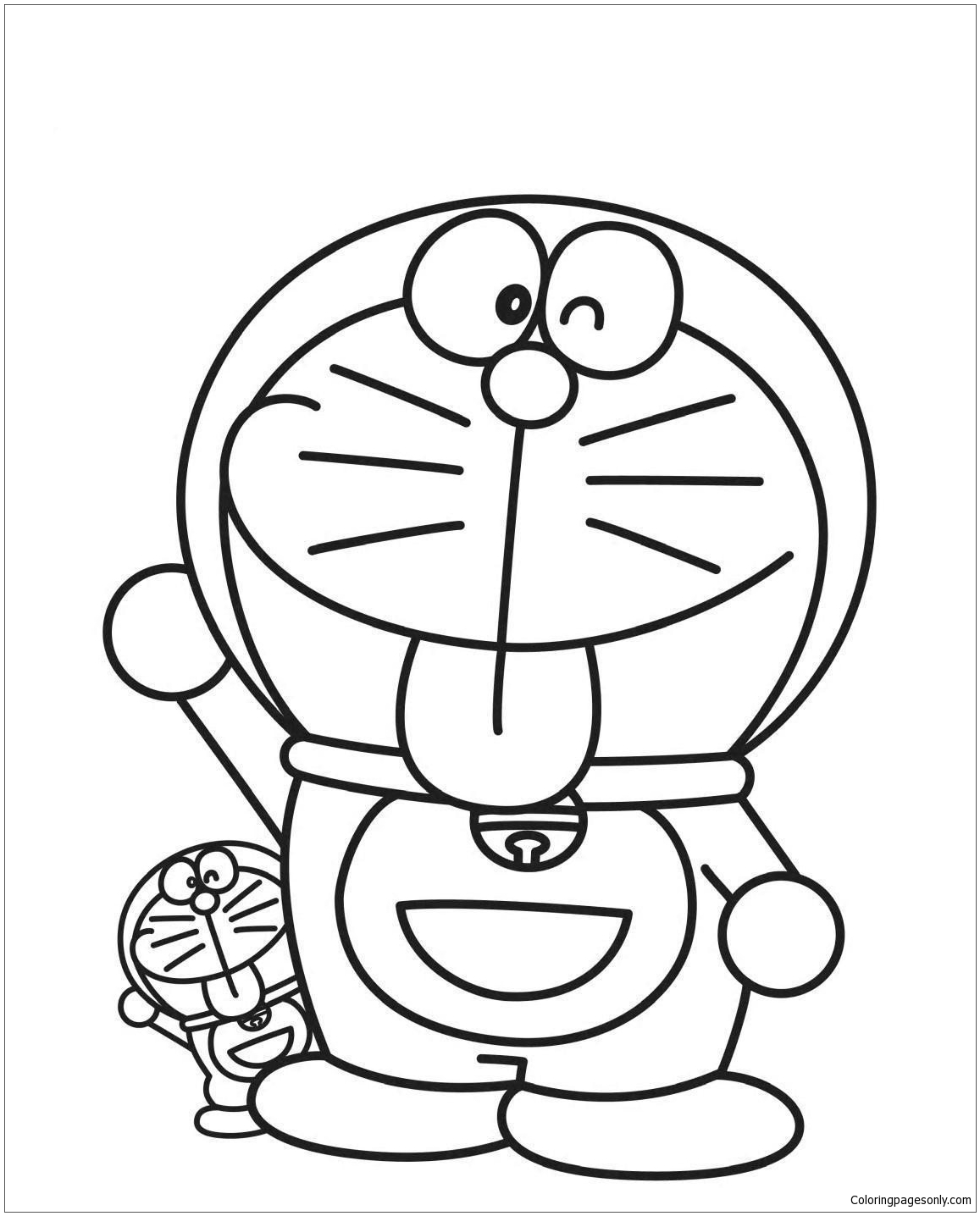 Detail Gambar Sketsa Doraemon Dan Nobita Nomer 17
