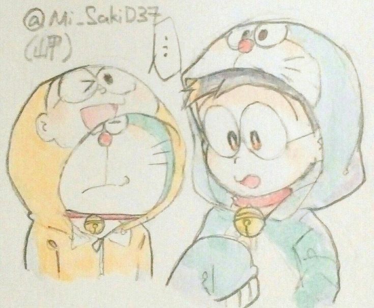 Detail Gambar Sketsa Doraemon Dan Nobita Nomer 23