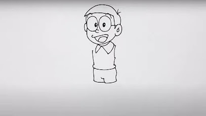 Detail Gambar Sketsa Doraemon Dan Nobita Nomer 24