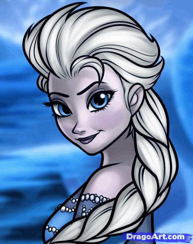 Detail Gambar Sketsa Frozen Nomer 16