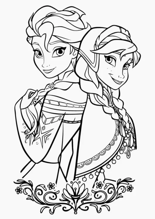 Detail Gambar Sketsa Frozen Nomer 34