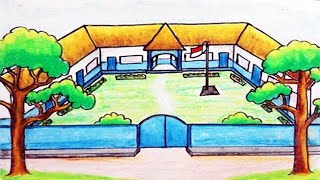 Detail Gambar Sketsa Gedung Sekolah Nomer 20