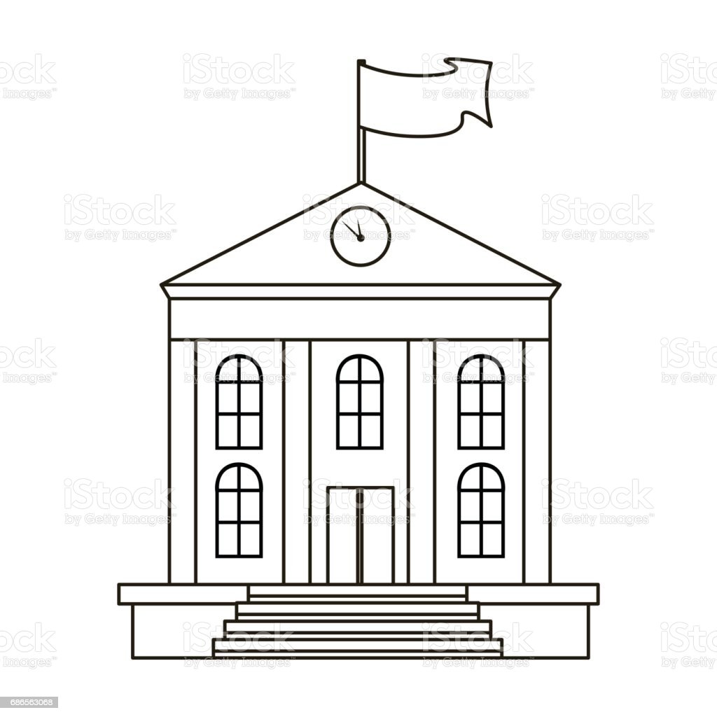Detail Gambar Sketsa Gedung Sekolah Nomer 27