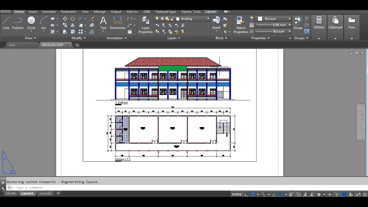 Detail Gambar Sketsa Gedung Sekolah Nomer 41