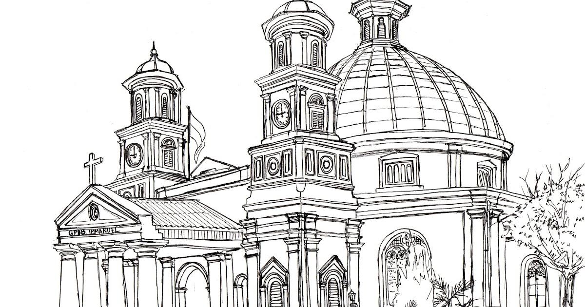 Detail Gambar Sketsa Gereja Koleksi Nomer 48