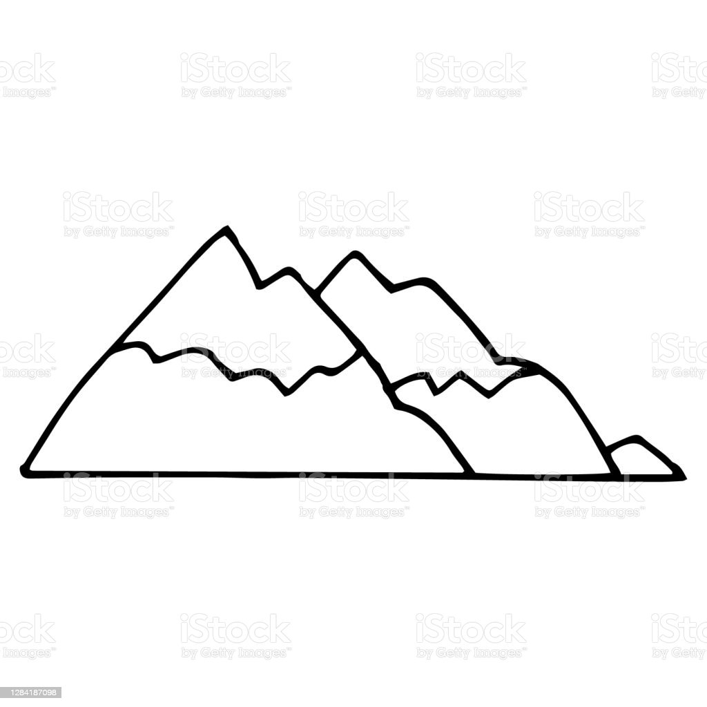 Detail Gambar Sketsa Gunung Nomer 26
