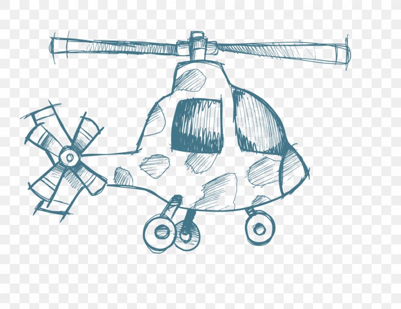 Detail Gambar Sketsa Helikopter Nomer 24