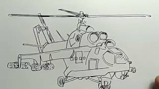 Detail Gambar Sketsa Helikopter Nomer 34