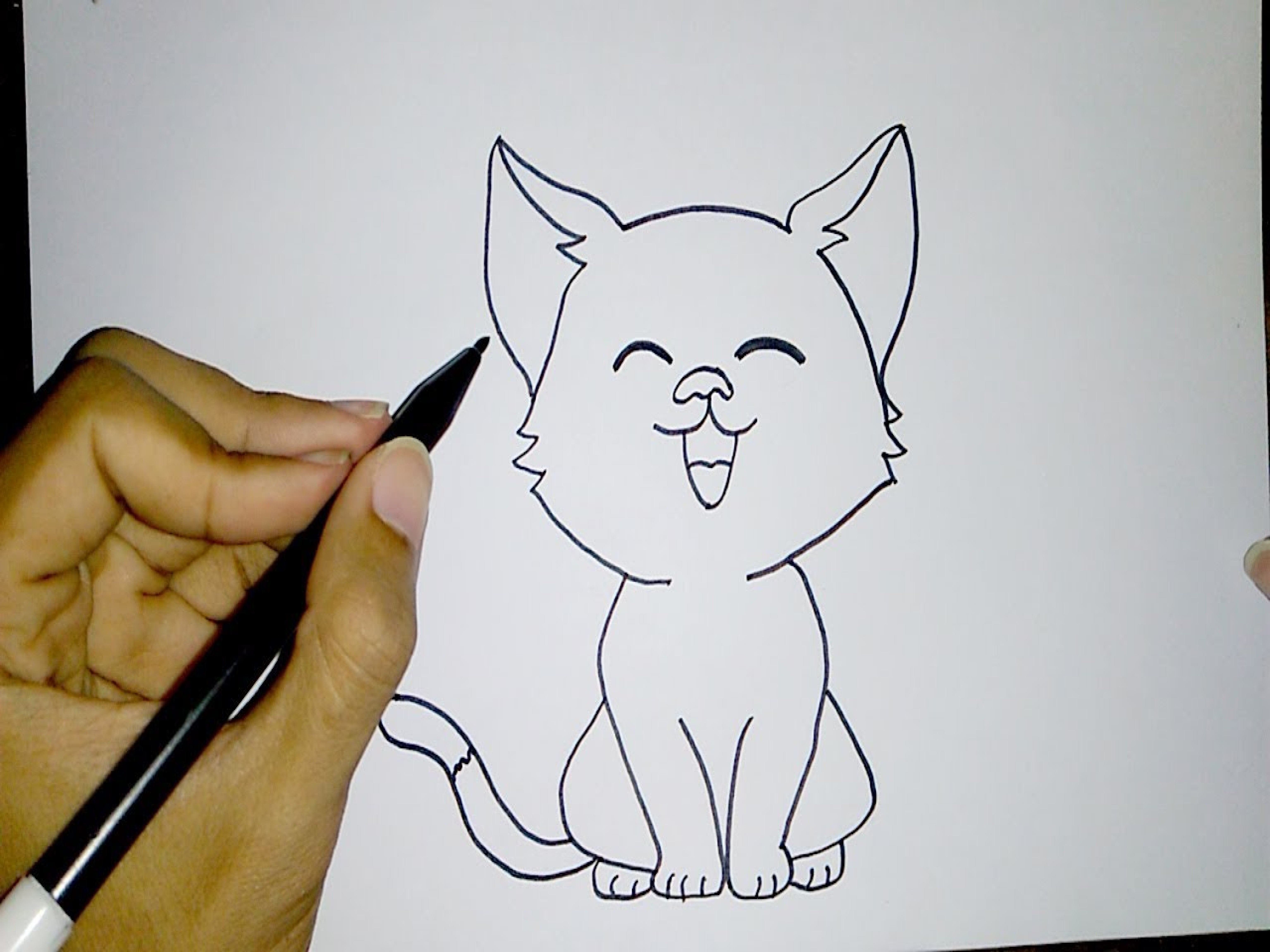 Detail Gambar Sketsa Hewan Kucing Nomer 45