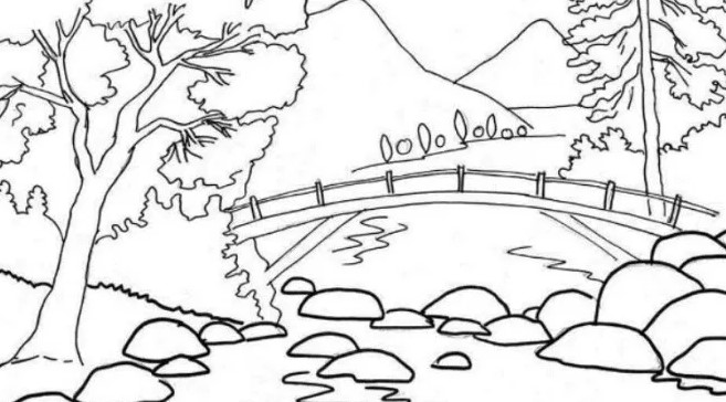 Detail Gambar Sketsa Hutan Nomer 31