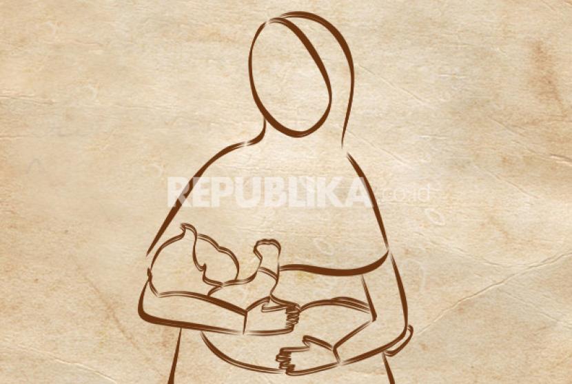 Detail Gambar Sketsa Ibu Dan Anak Nomer 12