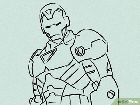 Detail Gambar Sketsa Iron Man Nomer 18