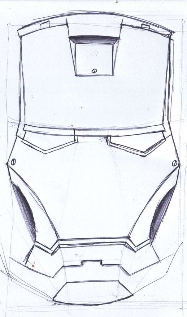 Detail Gambar Sketsa Iron Man Nomer 53
