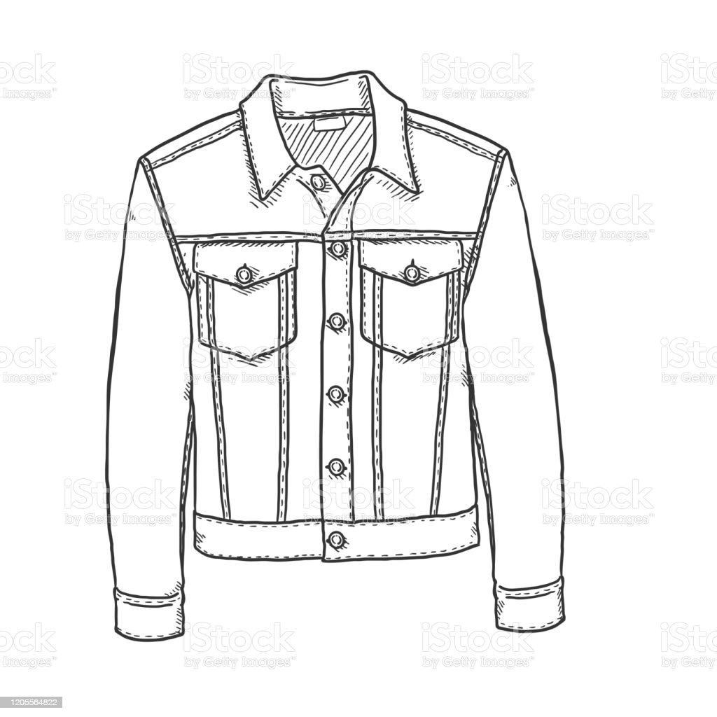 Detail Gambar Sketsa Jaket Nomer 43