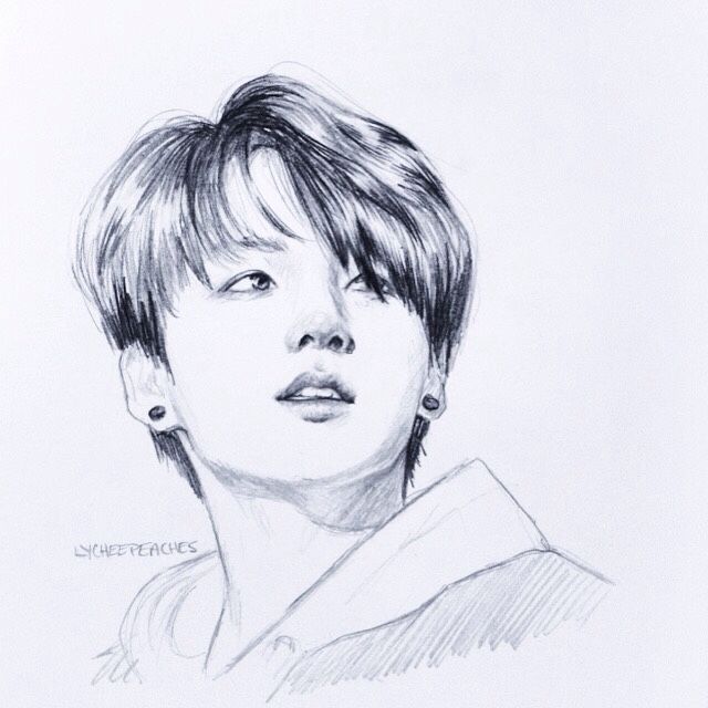 Detail Gambar Sketsa Jungkook Bts Nomer 3