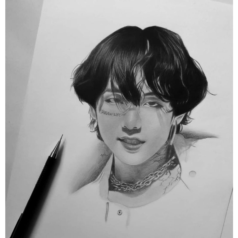 Detail Gambar Sketsa Jungkook Bts Nomer 26