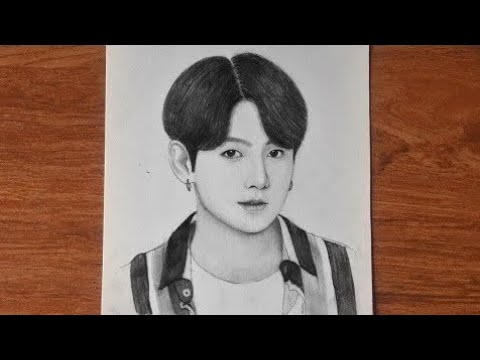 Detail Gambar Sketsa Jungkook Bts Nomer 27