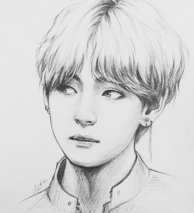 Detail Gambar Sketsa Jungkook Bts Nomer 28