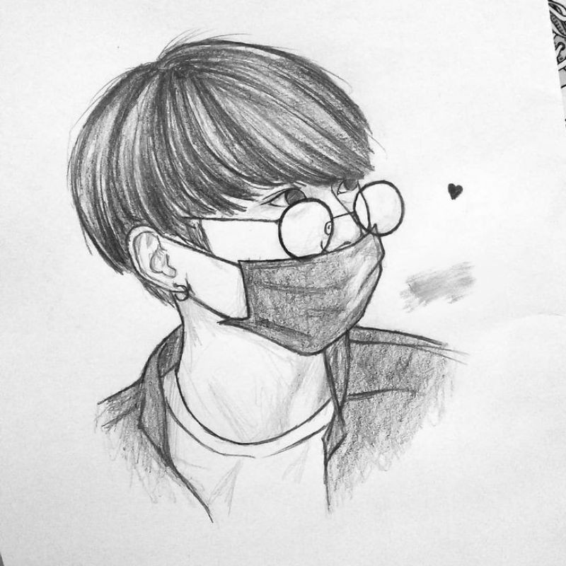 Detail Gambar Sketsa Jungkook Bts Nomer 31