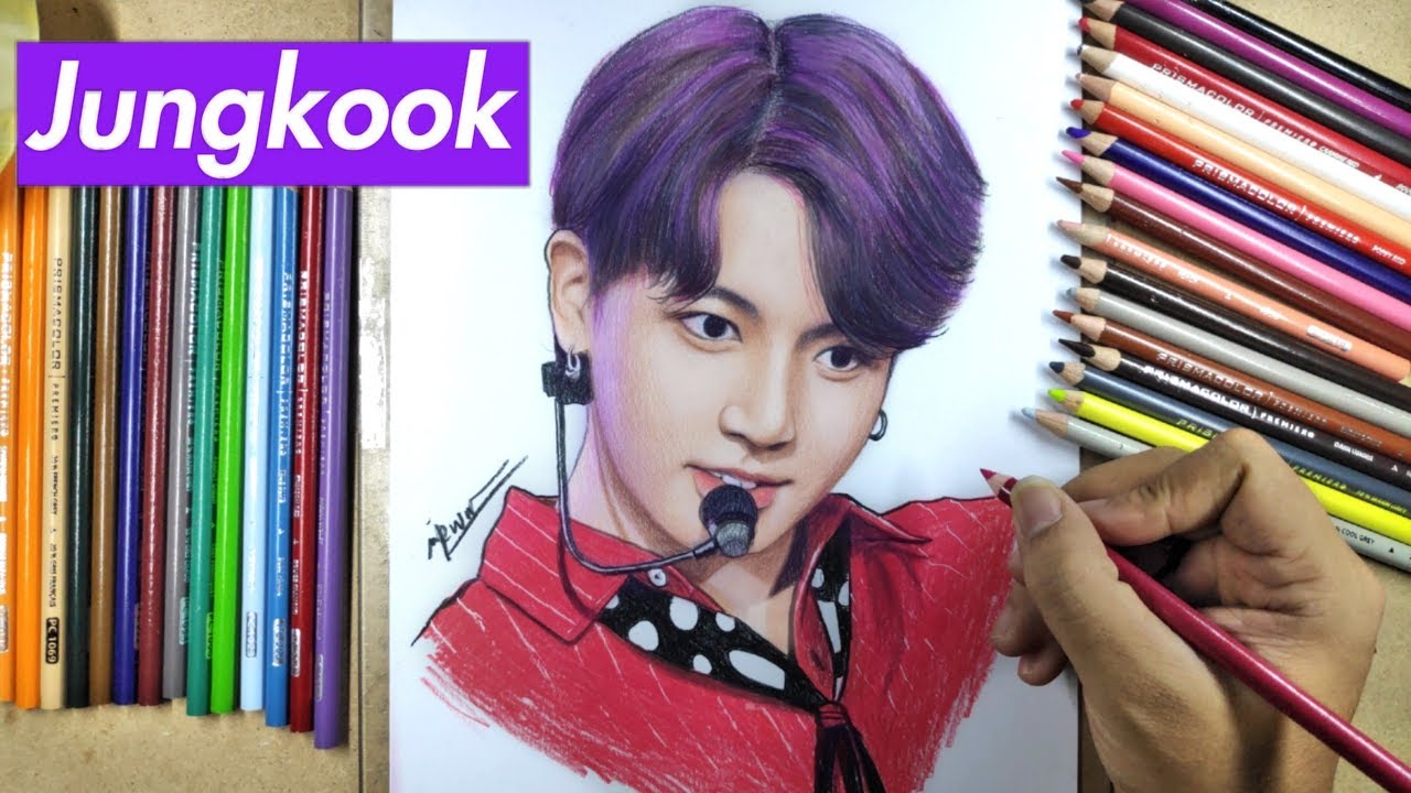 Detail Gambar Sketsa Jungkook Bts Nomer 32