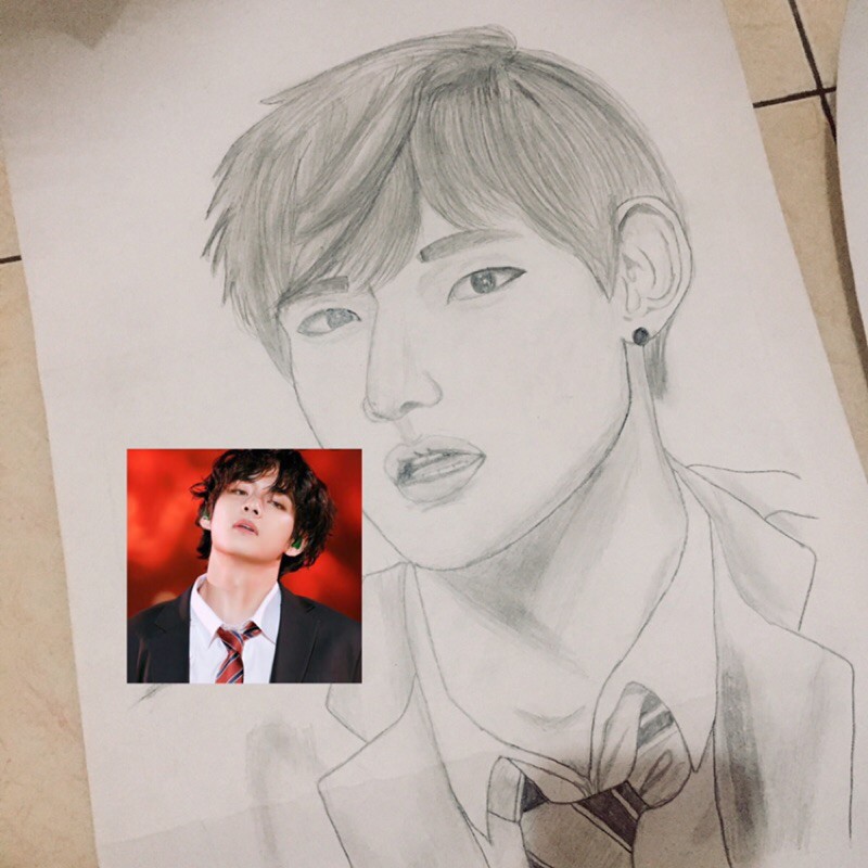 Detail Gambar Sketsa Jungkook Bts Nomer 53
