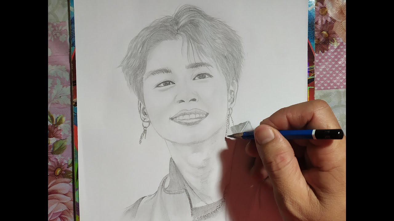 Detail Gambar Sketsa Jungkook Bts Nomer 54