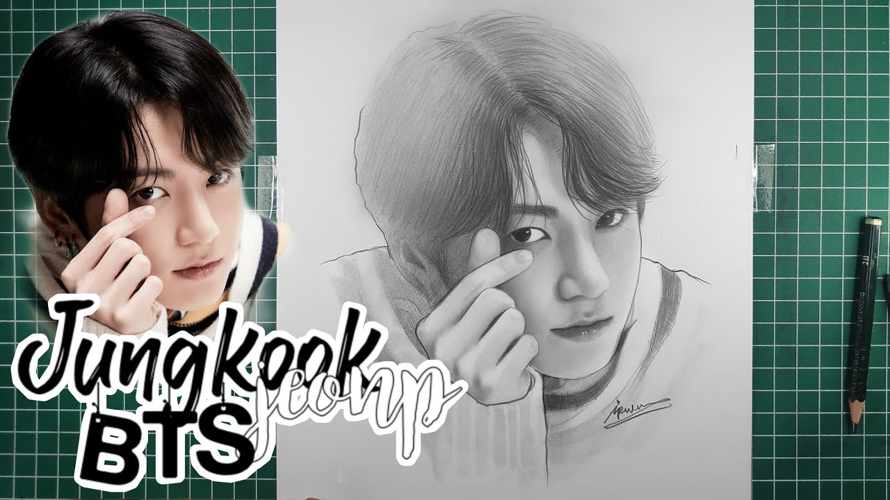 Detail Gambar Sketsa Jungkook Bts Nomer 7