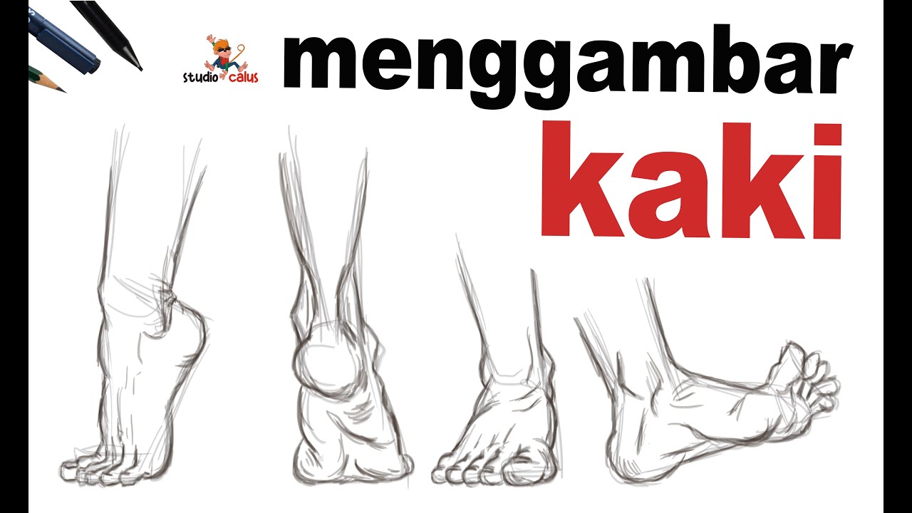 Detail Gambar Sketsa Kaki Nomer 8