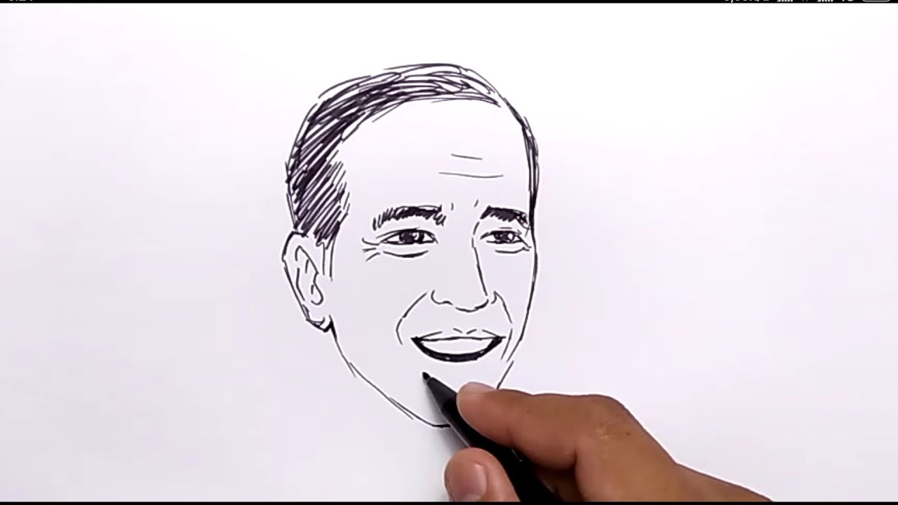 Detail Gambar Sketsa Karikatur Jokowi Nomer 10