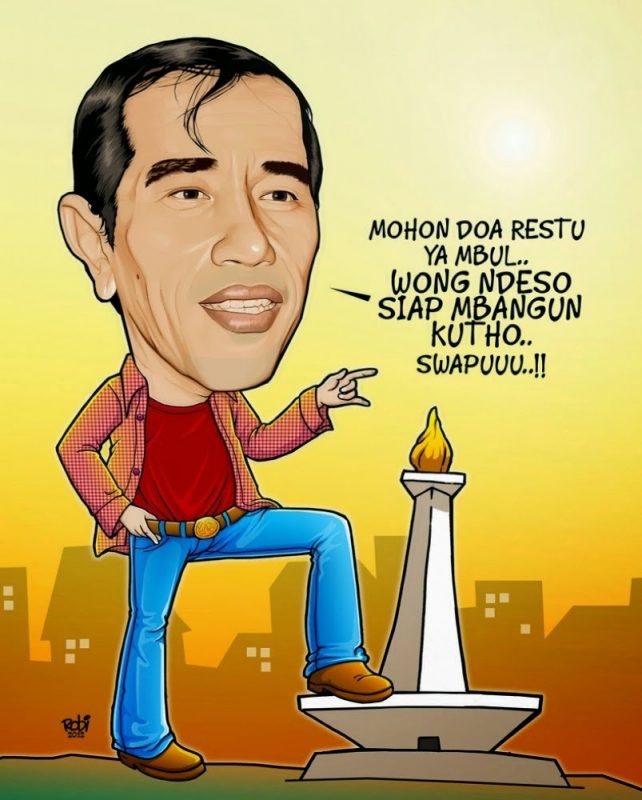 Detail Gambar Sketsa Karikatur Jokowi Nomer 14