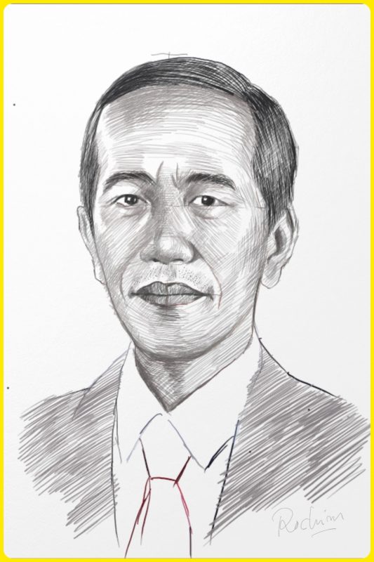 Detail Gambar Sketsa Karikatur Jokowi Nomer 17