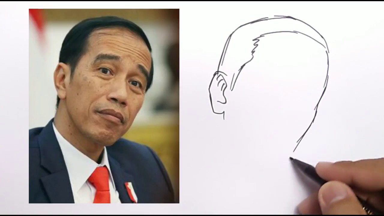 Detail Gambar Sketsa Karikatur Jokowi Nomer 26