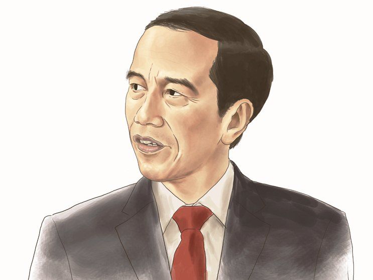 Detail Gambar Sketsa Karikatur Jokowi Nomer 4