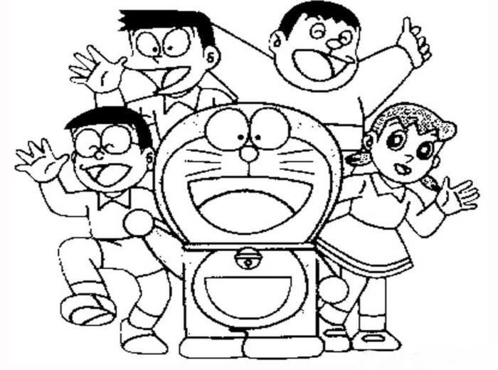 Detail Gambar Sketsa Kartun Doraemon Nomer 4