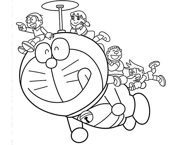 Detail Gambar Sketsa Kartun Doraemon Nomer 41