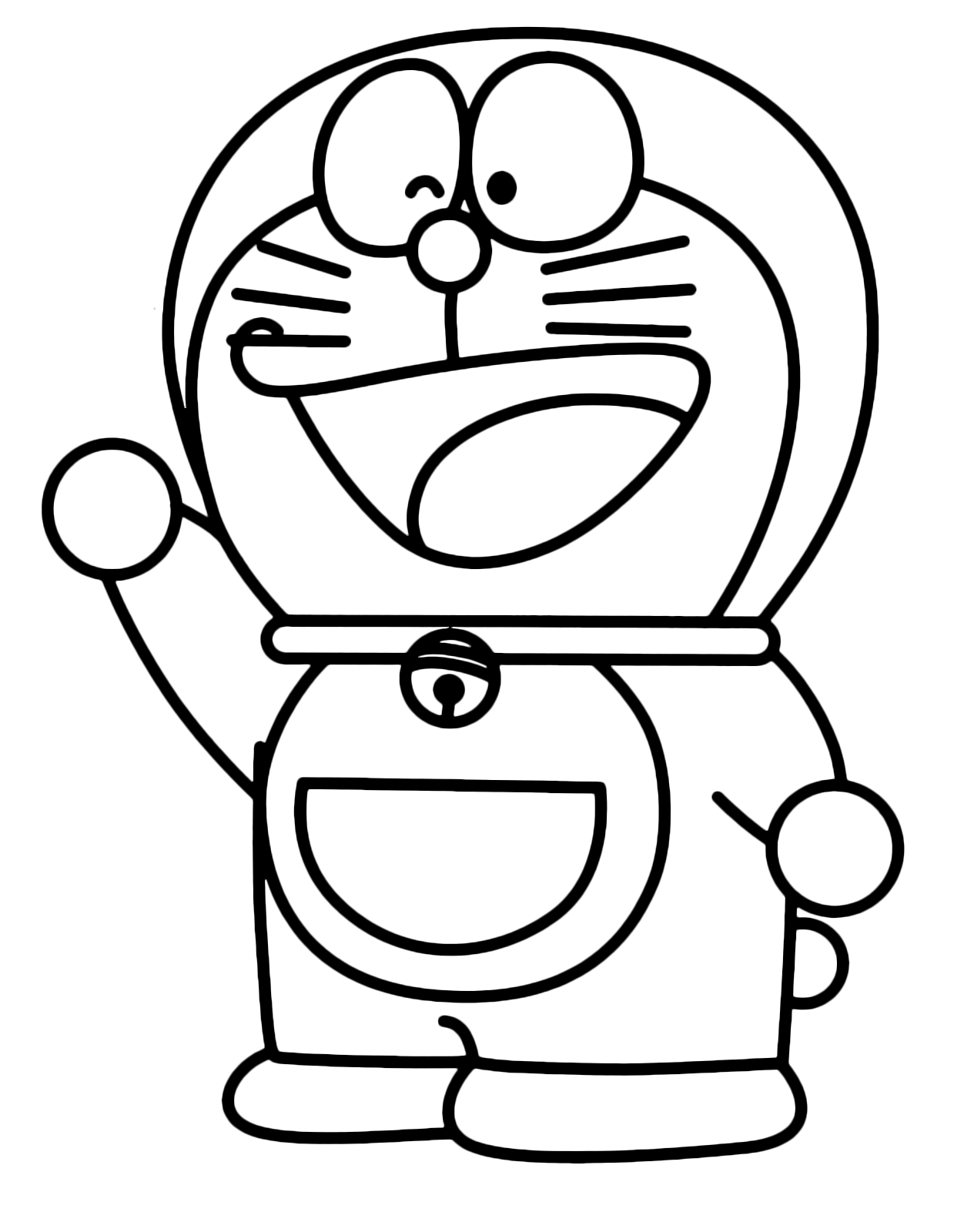 Detail Gambar Sketsa Kartun Doraemon Nomer 6