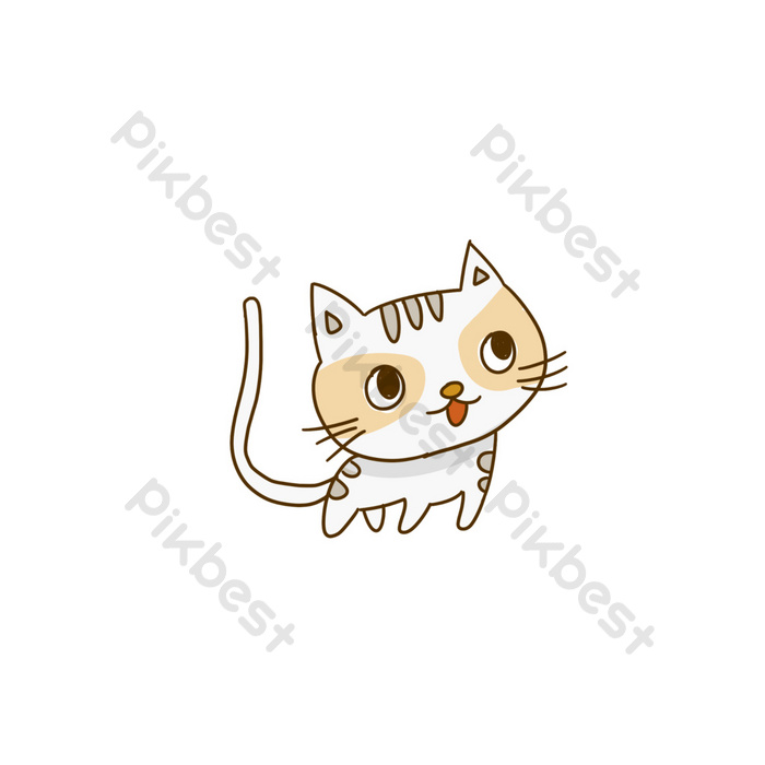 Detail Gambar Sketsa Kartun Kucing Lucu Nomer 15