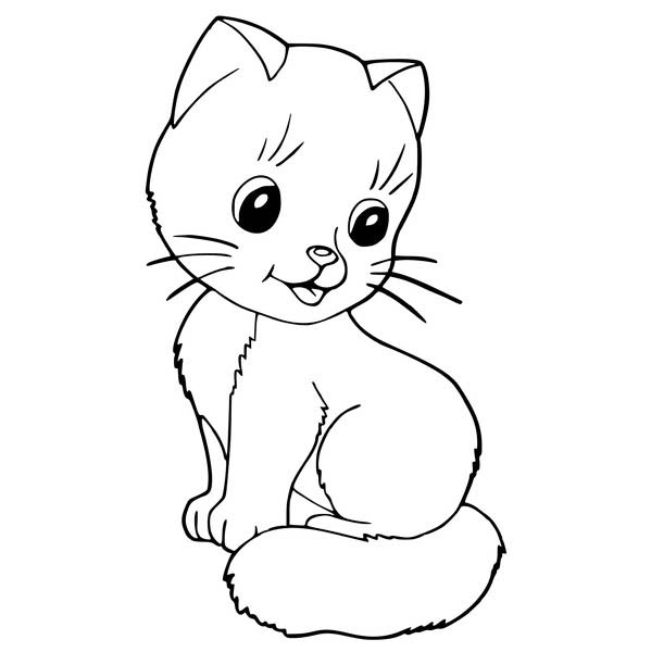 Detail Gambar Sketsa Kartun Kucing Lucu Nomer 4