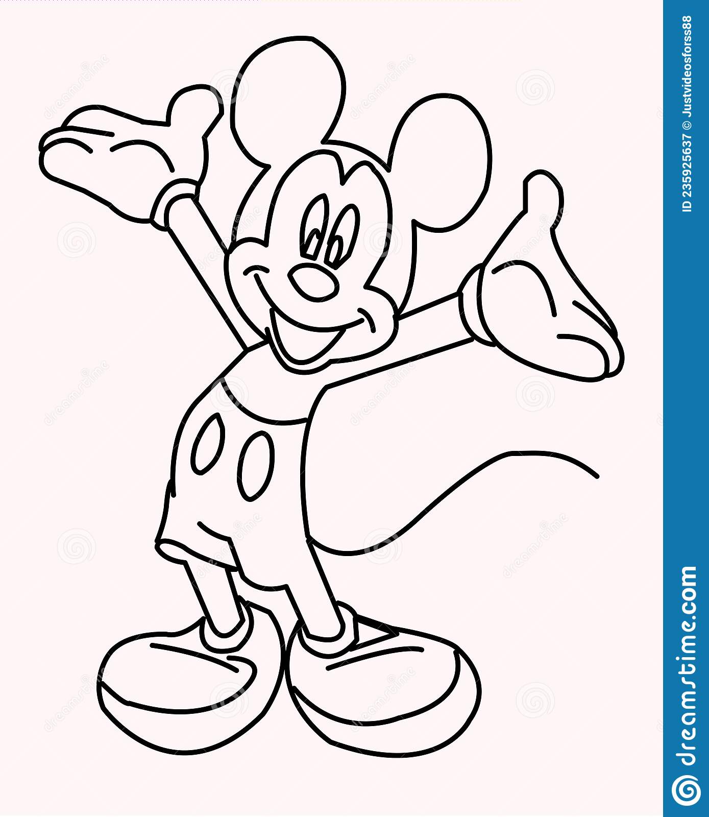 Detail Gambar Sketsa Kartun Mickey Mouse Nomer 42