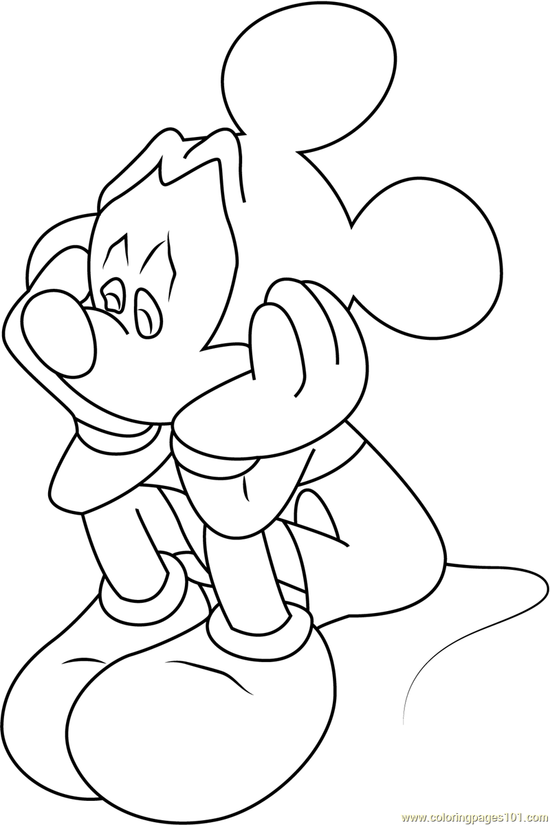 Detail Gambar Sketsa Kartun Mickey Mouse Nomer 55