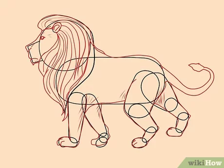 Detail Gambar Sketsa Kepala Singa Nomer 31
