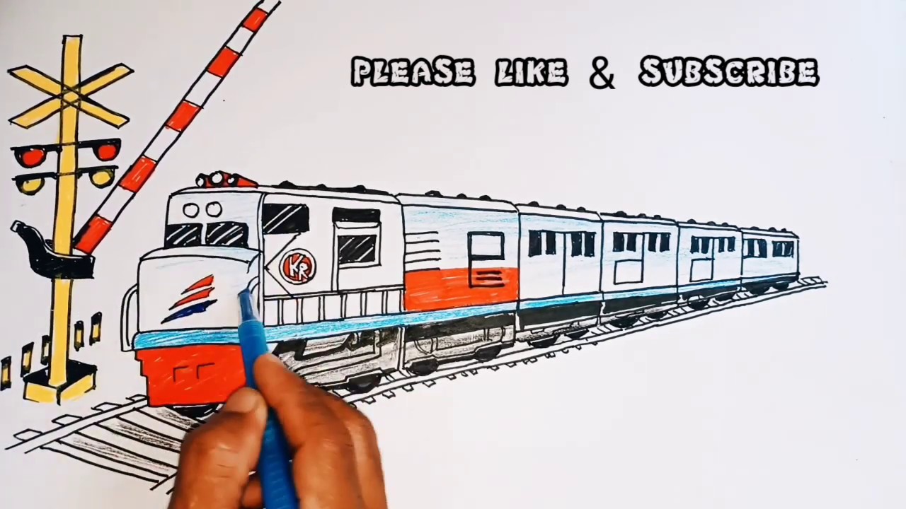 Detail Gambar Sketsa Kereta Api Nomer 27