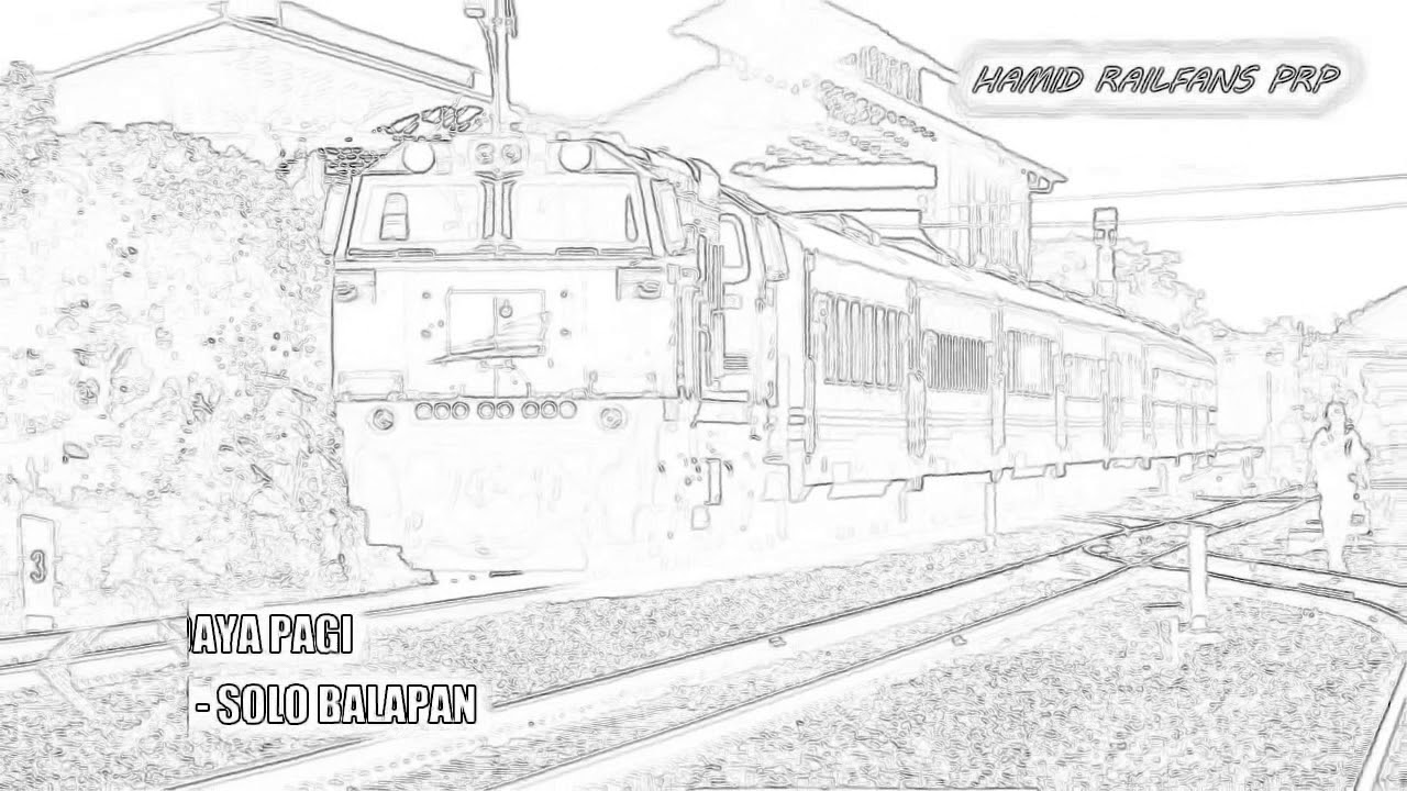 Detail Gambar Sketsa Kereta Api Nomer 40