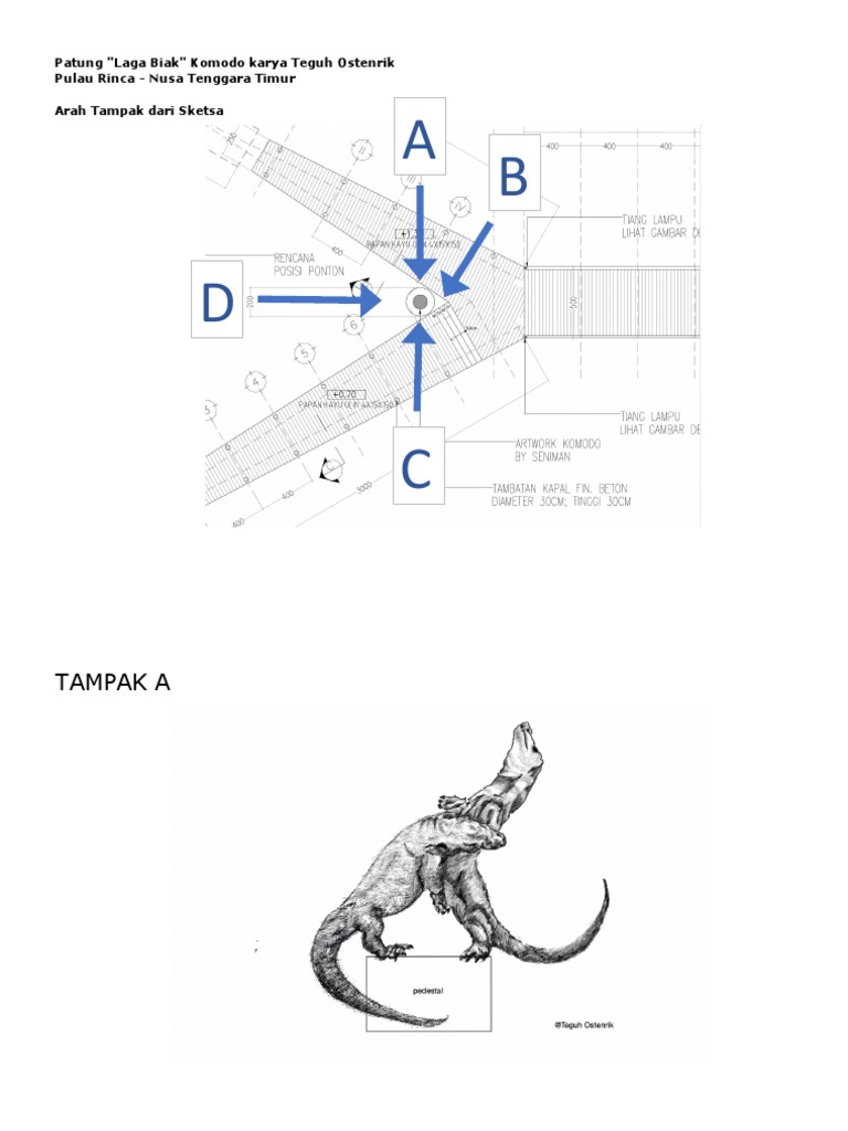 Detail Gambar Sketsa Komodo Nomer 42