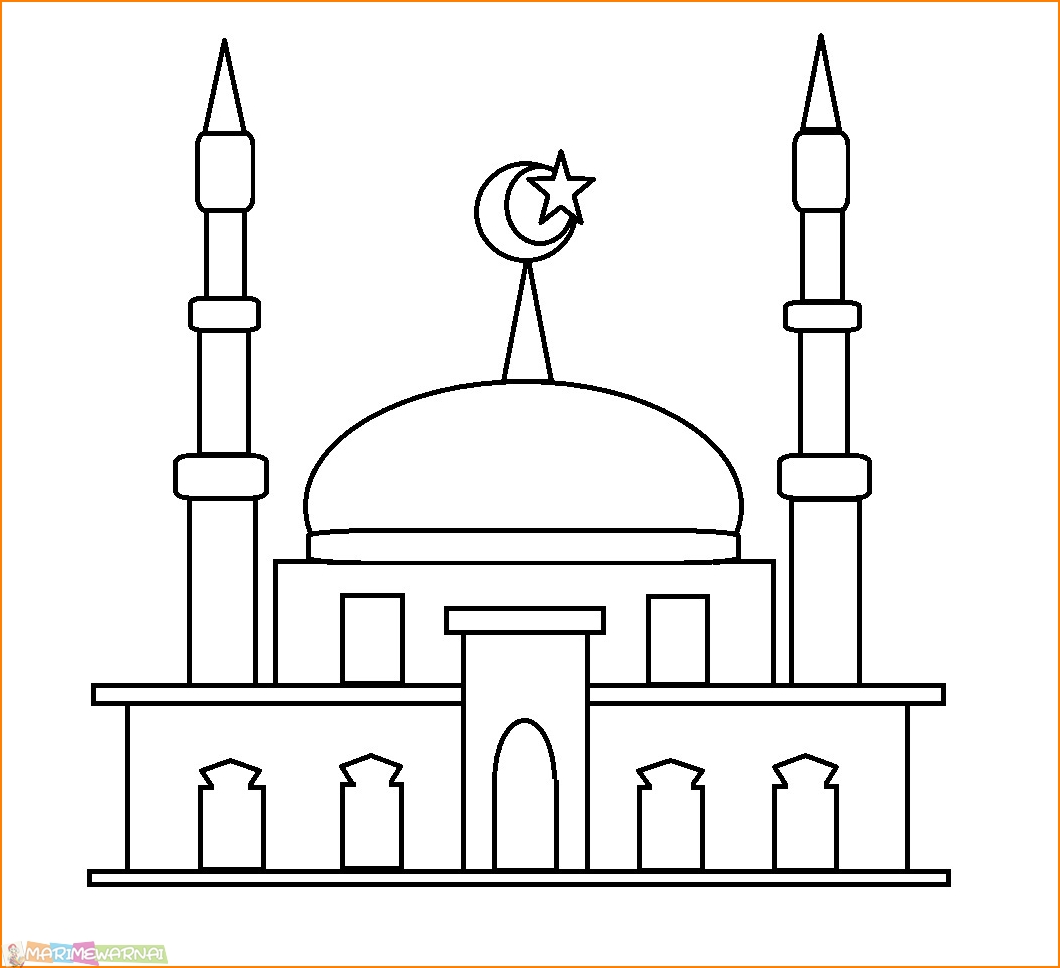 Detail Gambar Sketsa Kubah Masjid Nomer 39