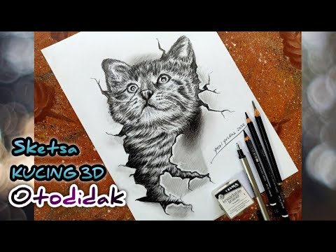 Detail Gambar Sketsa Kucing Nomer 28