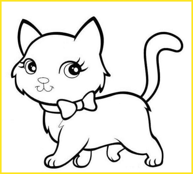 Detail Gambar Sketsa Kucing Nomer 6