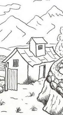 Detail Gambar Sketsa Lingkungan Rumah Nomer 12