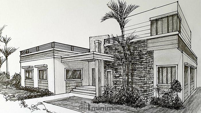 Detail Gambar Sketsa Lingkungan Rumah Nomer 26